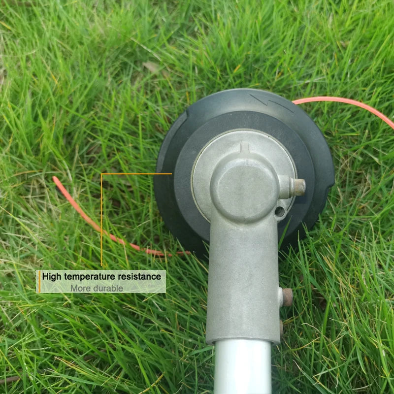 1Pc New Bearing Grass Trimmer Head, Mounting Hole M10X1.25Mm, Includes 1 High-Quality Spring and 2 Aluminum Cable Clips, More Durable Bearing Design, No Need to Open the Cover to Thread the Line, Easy to Release the Line with