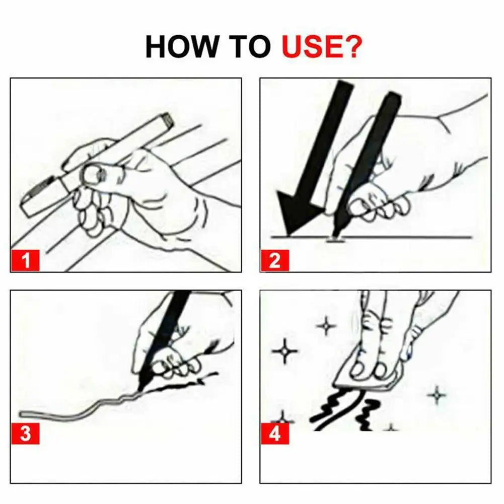 3pcs Car Scratch Repair Remover Pen Car-styling Portable Fix It Pro Clear Coat Applicator Tool Portable Universal Auto Paint Pen