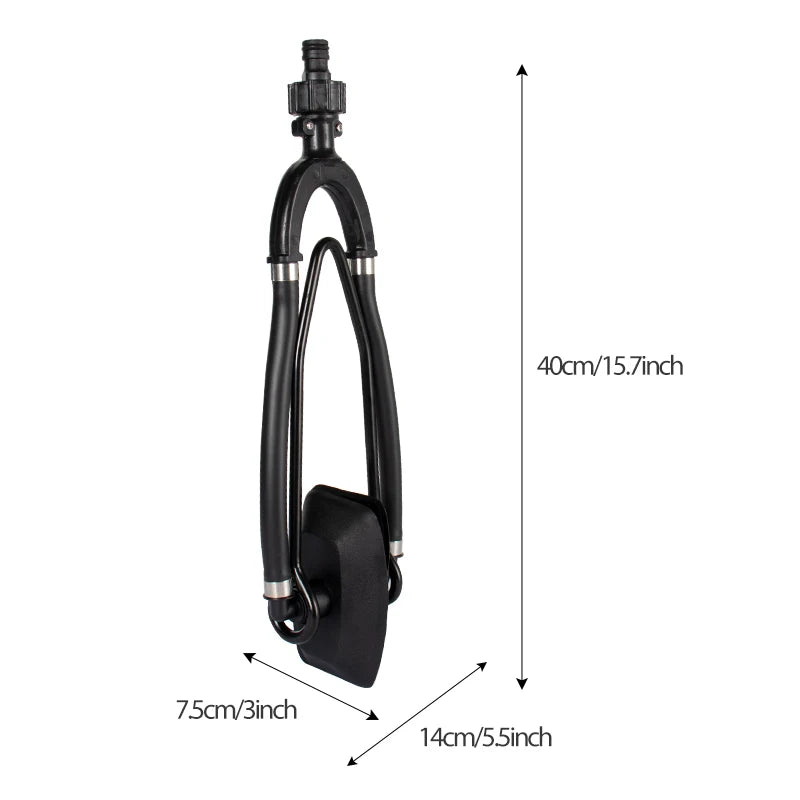 Outboard Motor Flushing Clamp for Speedboat Engine, Test Water Clamp, Engine Rinse Tool, Recirculation Water Clamp, Yacht Access