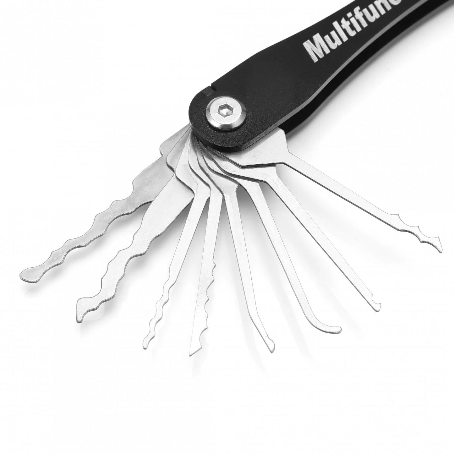 16Pcs Dual Head Compact Unlocking Set, Multifunctional Door Opening Key, Mini Hook and Hook Disassembly Kit