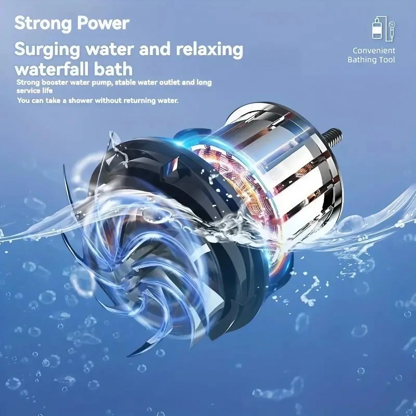 Portable Rechargeable Outdoor Shower Handheld Compact Design Gentle Shower Stream for Dog Bathing Car Washing Flower Watering