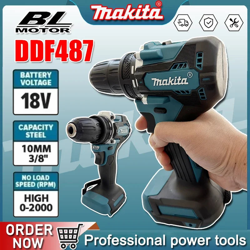 Makita Multifunctional Power Tools Handheld Portable 6 Inch Chain Saw Electric Saw,Cutter, Air Pump,Electric Dril for 18VBattery