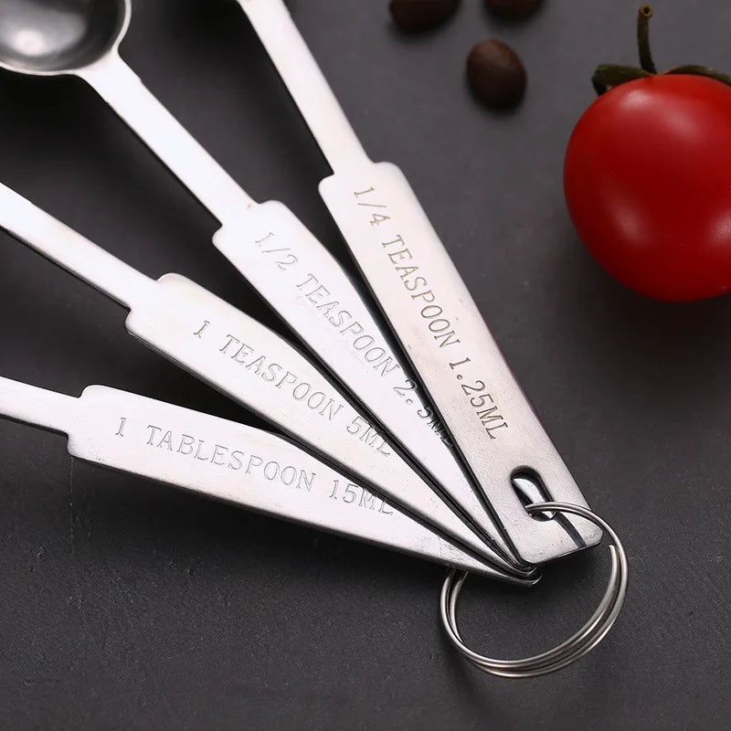 Stainless Measuring Spoons & Cups - 4 to 10 Piece Baking Set - photo 5