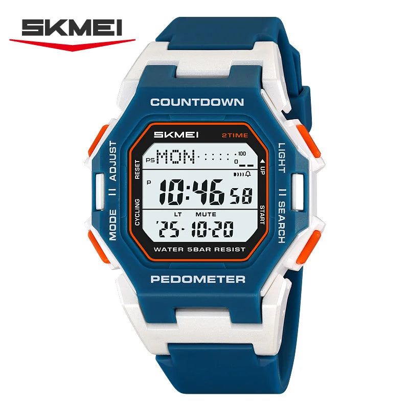 SKMEI 2596 Brand New Men Electronic Watch Fashion Alarm Clock Calendar Chronograph Luminous Digital Watches for Man reloj hombre