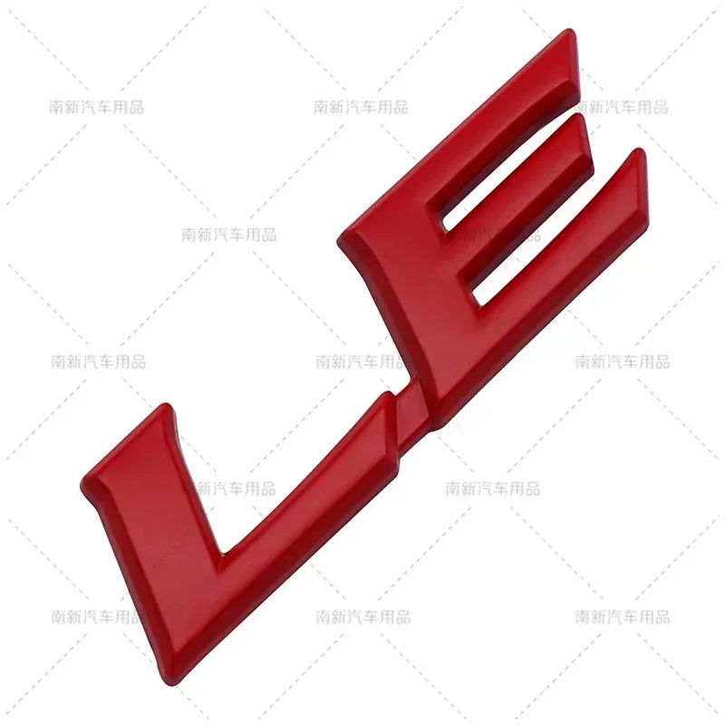 3D Metal XSE XLE SE LE Letters Rear Trunk Emblem Badge Car Sticker For Toyota CAMERY YARIS RAV4 COROLLA EX CROWN Accessories