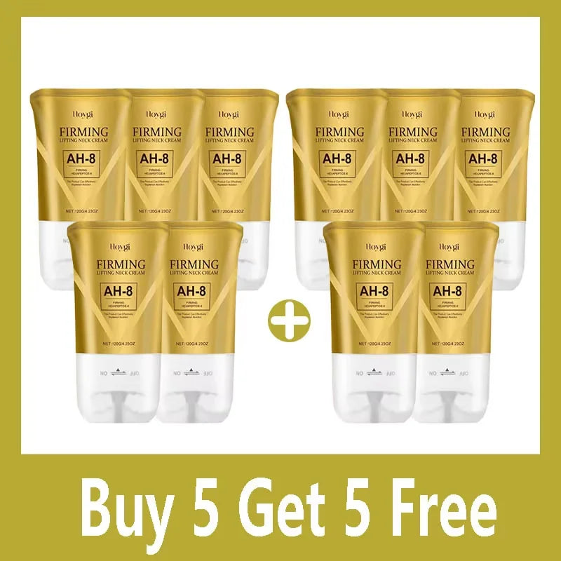 Neck Wrinkle Cream Neck Massage Roller Applicator Whitening Firming Moisturizing Fade Lines Rejuvenation Chin Neck Care Products