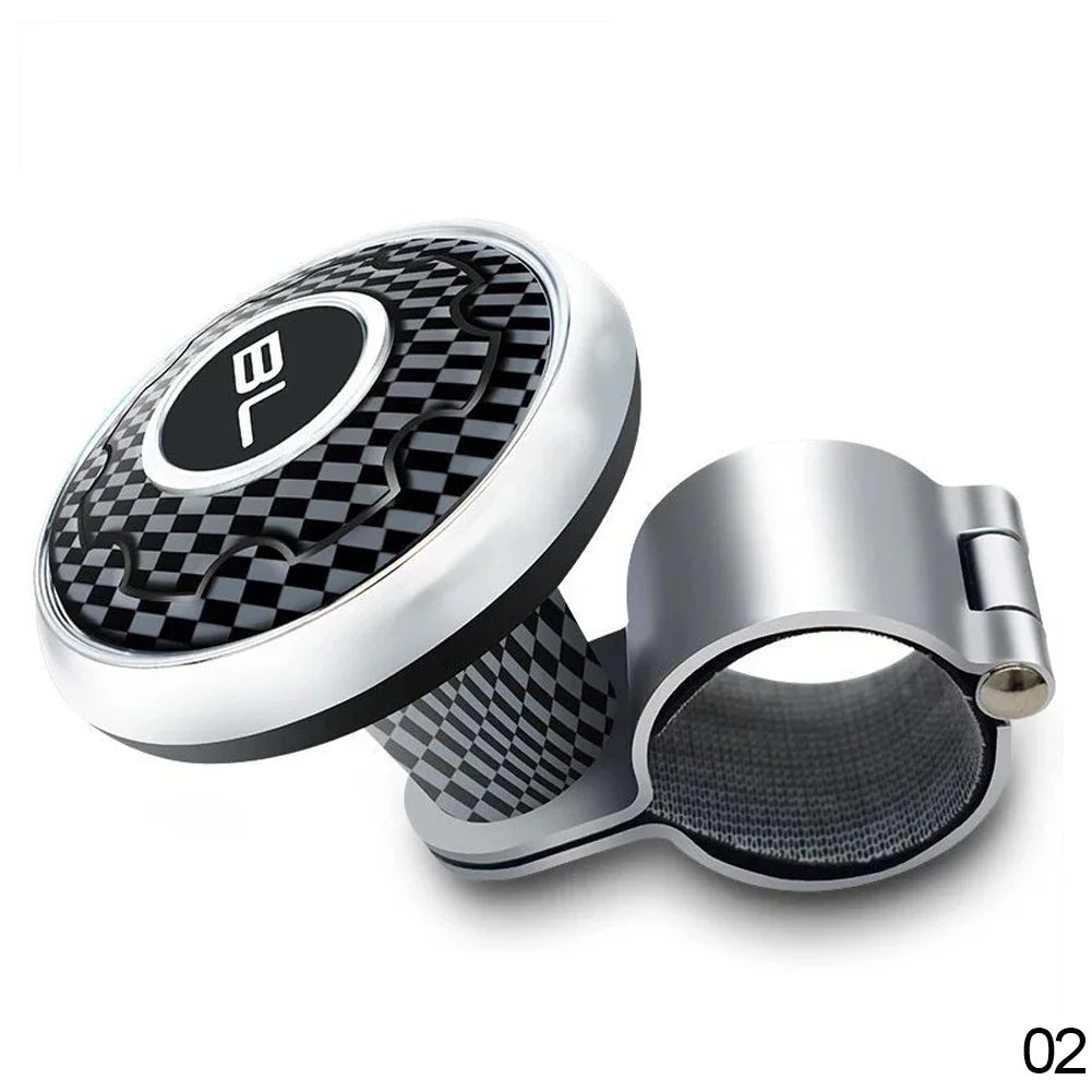 Car Steering Wheel Auto Truck Power Spinner Booster Aid Knob Ball Handle Clamp Car Accessories Professional Supplies Universal