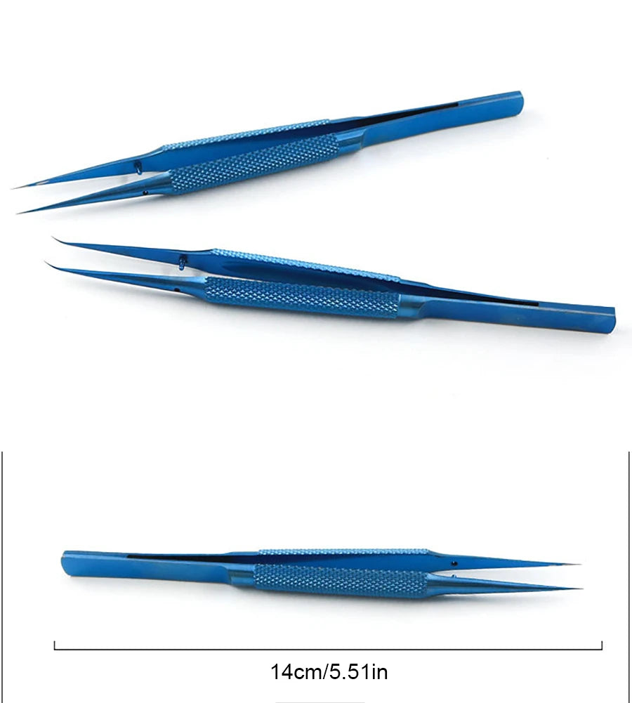 Precision Titanium Alloy Tweezers Professional Repair Fingerprint Fly Line Phone Motherboard Antimagnetic Electronics Forceps
