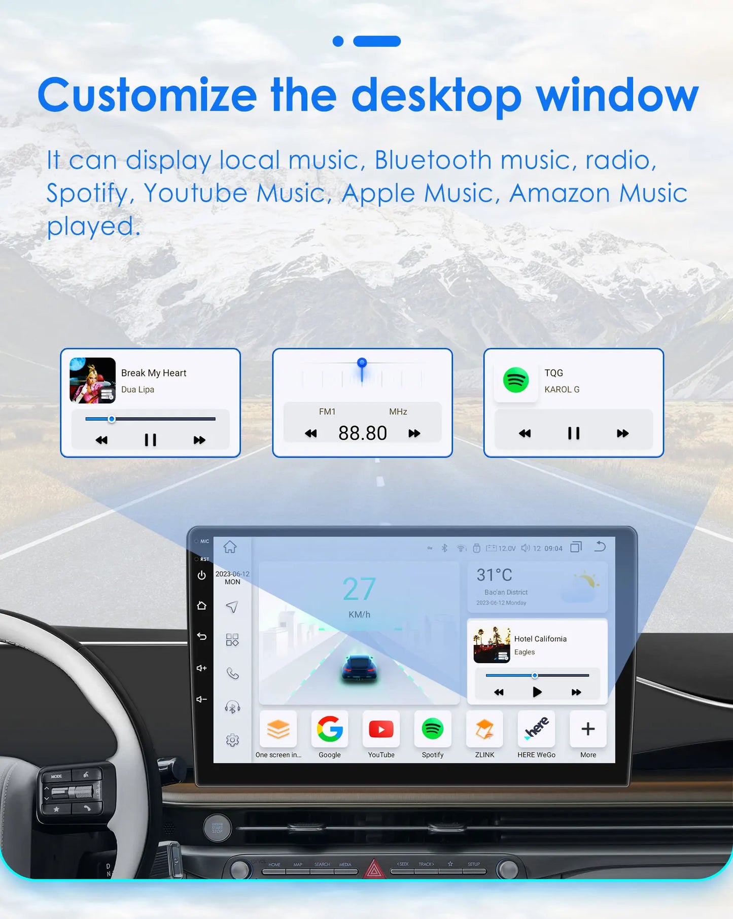 7" Android Car Stereo with GPS & Bluetooth — Chevrolet Silverado, Impala, Traverse & GMC Sierra