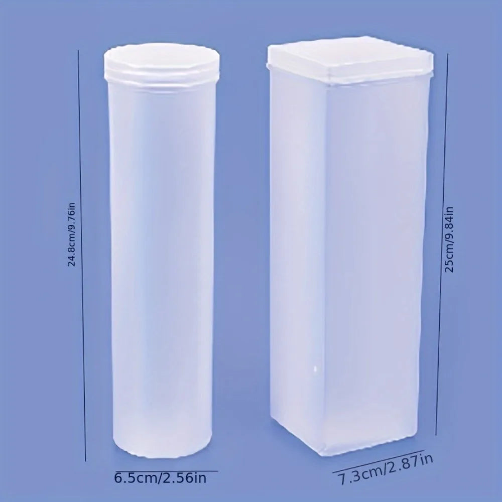 Stackable Flip-Top Food Containers - Round or Square Pantry Jars - photo 3