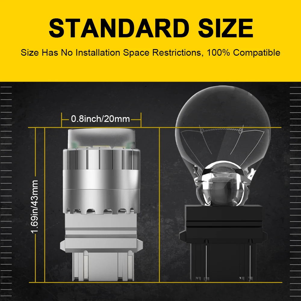 3157 LED Daytime Running / Brake / Reverse Bulbs (2-Pack)