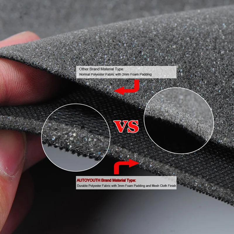 Universal Car Seat Covers 5 Pc Set with Tire Track Detail
