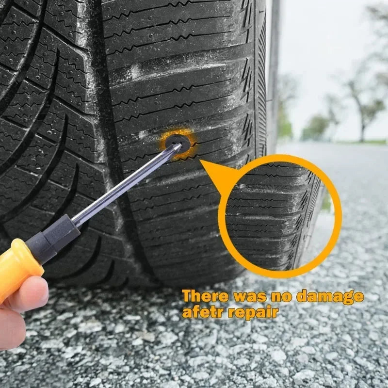 100pcs  Automotive Tire Repair Nail Universal Set Automotive Motorcycle Tire Repair Nail Bicycle Tire Perforation Repair Tool
