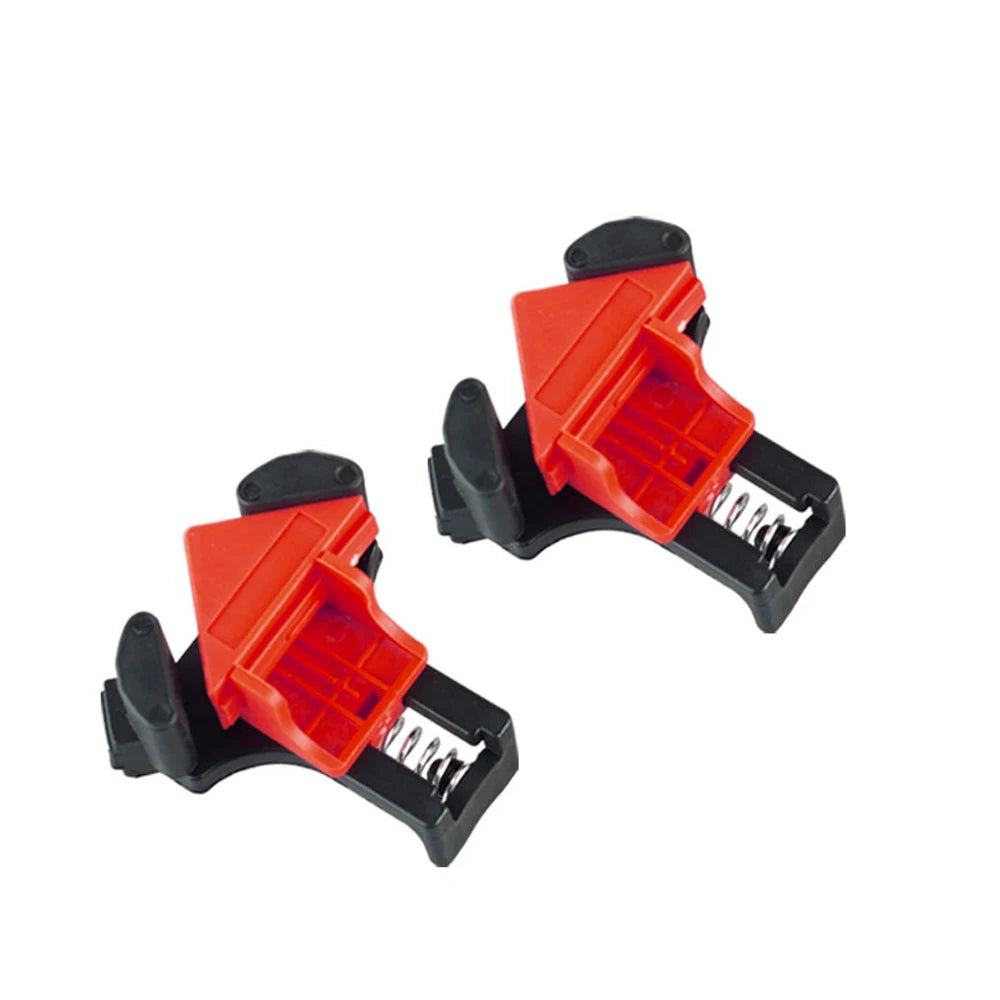 4 Piece 90 Degree Woodworking Angle Clamp, Quick Adjustable Spring Woodworking Clamp Adjustable Quick Spring Woodworking Clamp