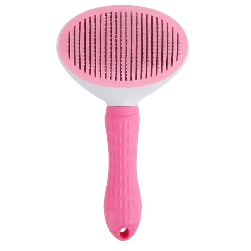 Self-Cleaning Slicker Brush for Dogs and Cats, Pet Hair Remover