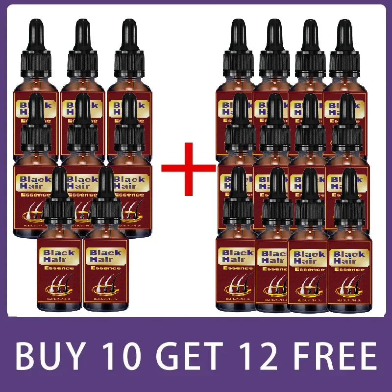 White hair killer, remove gray hair and restore natural hair color in 7 days 2025