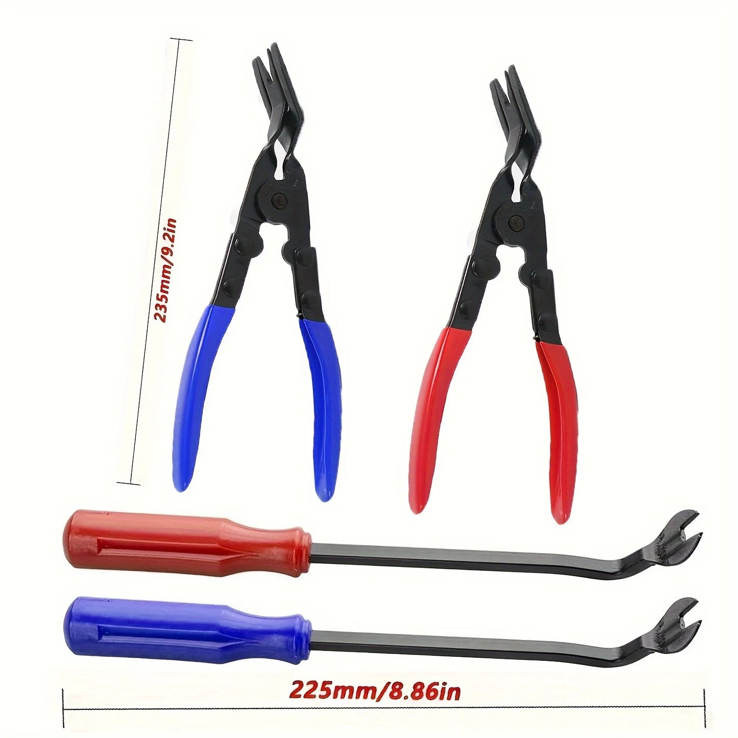 Car Interior Removal Kit - Easy To Pry Fasteners -Non-Scratch Remove Door Clips And Audio Instrument Panel