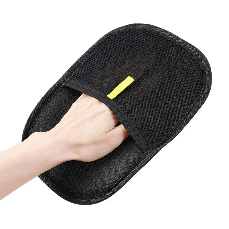 Pet Hair Removal Tool Reusable Static Removal Gloves Double-Sided Grooming Gloves for Pets Removes Pet Fur Hair for Carpets