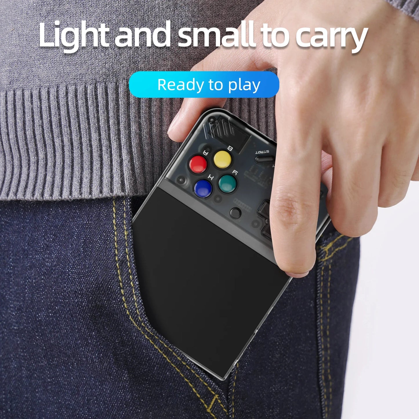 MIYOO Mini Plus Mini+ Portable Retro Handheld Game Console 3.5-inch IPS Screen childhood Classic Nostalgic Gaming Emulator