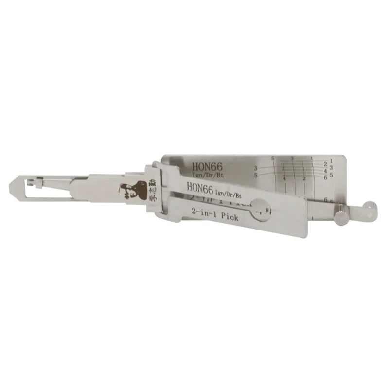 Original Lishi 2-in-1 HU66 HU100 HON66 HU100R HU92 HY22 TOY2 TOY48 HU101 HU162T-8 lishi Pick Tool  Door opening tool Stainless s