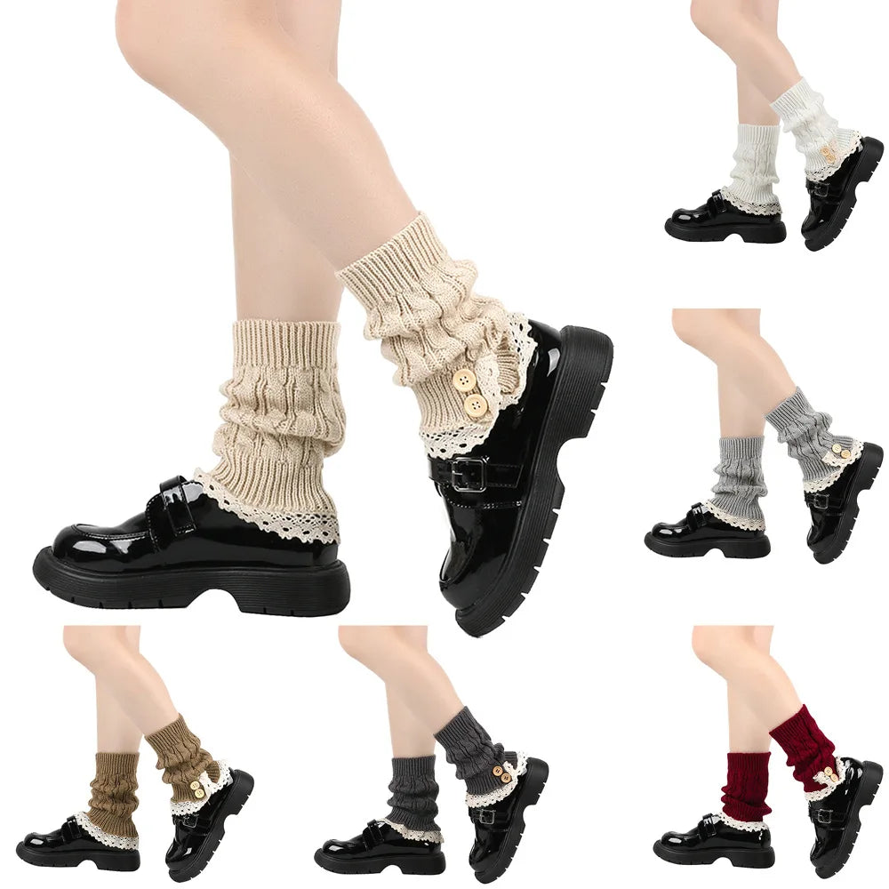 Women's Slouchy Knit Leg Warmers - Stretch Ankle Boot Cuffs - photo 2