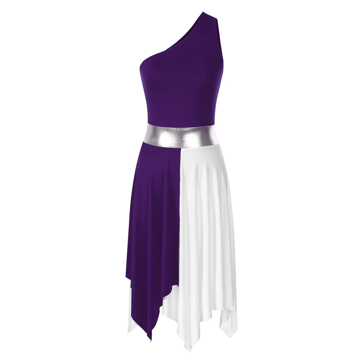Women's praise dance long dress with split