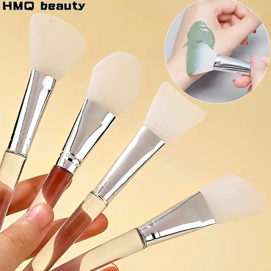 1/4pcs Silicone Facial Mask Brushes DIY Face Mask Brush Set Soft Head Mud Applicator Makeup Spatula Make Up Beauty Skincare Tool