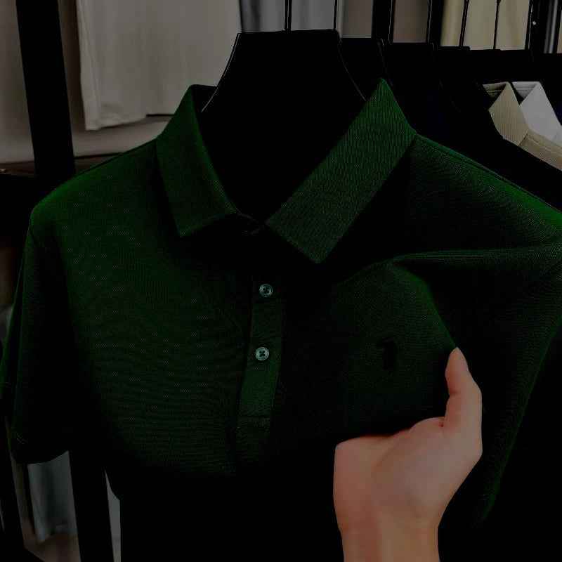 Men's Quick-Dry Polo Shirt — Breathable Summer Business Casual