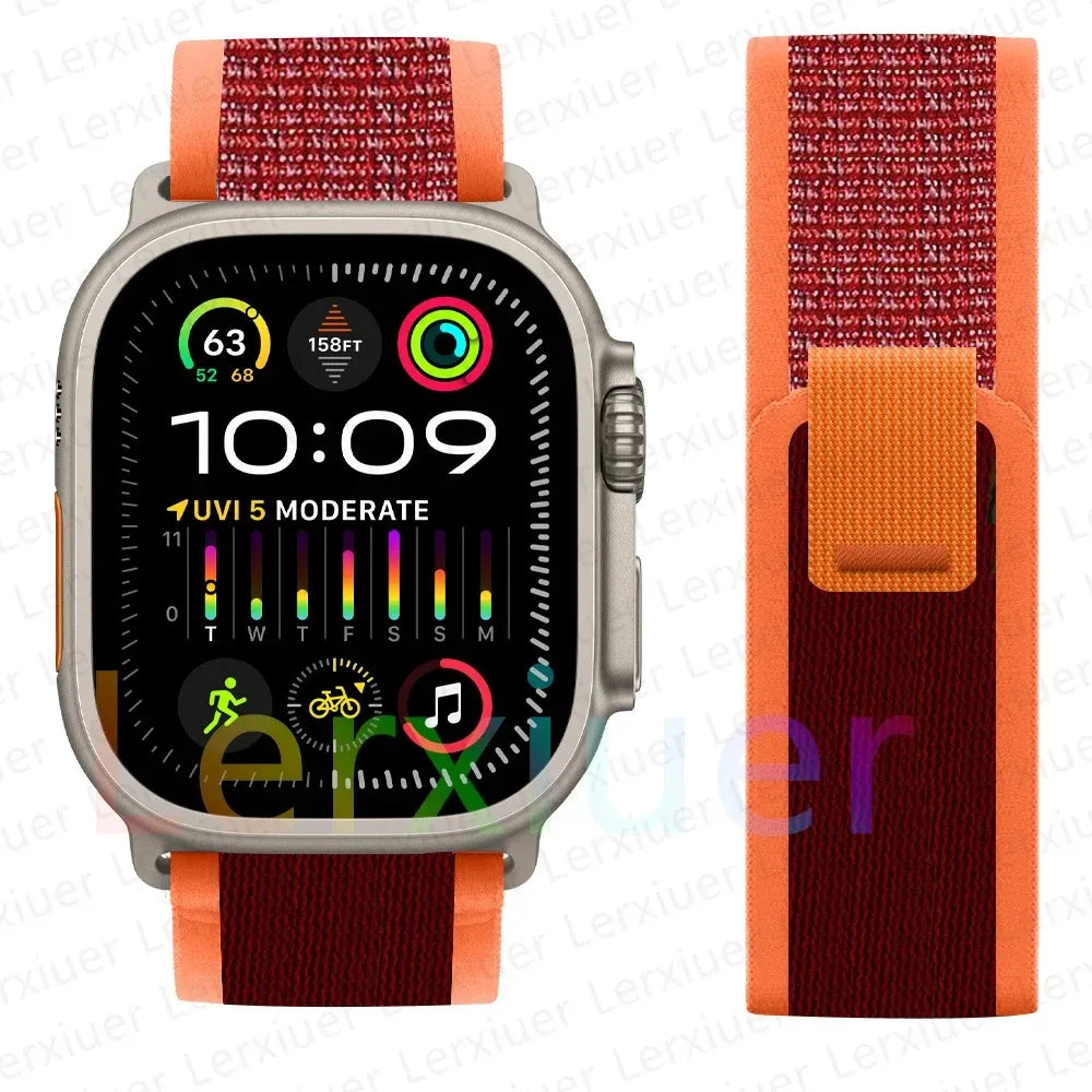 trail loop For apple watch ultra 3 2 Band 49mm 44mm 40mm 45mm 41mm 42mm correa bracelet iWatch series 7 se 8 9 10 11 46mm straps