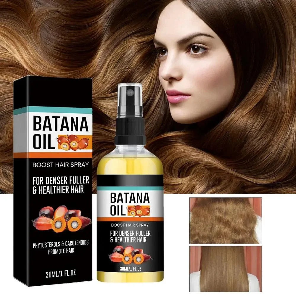 Batana Oil Hair Growth Serum Spray Repair Hair Nourish Root Regrowth Hair Anti Hair Loss Essence Men Women Hair Care Products