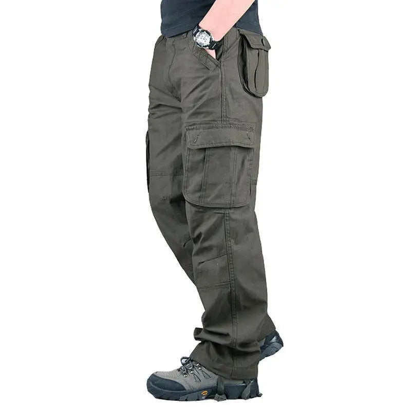 2026 Tactical Cargo Pants Men Cotton Overalls Outdoor Work Trousers Big Size Hombre Clothing Camo Hiking Pants Multiple pockets