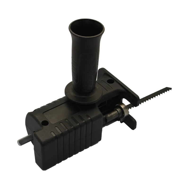 MMAlto Portable Reciprocating Saw Drill Adapter – Converts Drill to Reciprocating Saw | 3 Saw Blades Included | Wood & Metal Cutting | DIY Tool