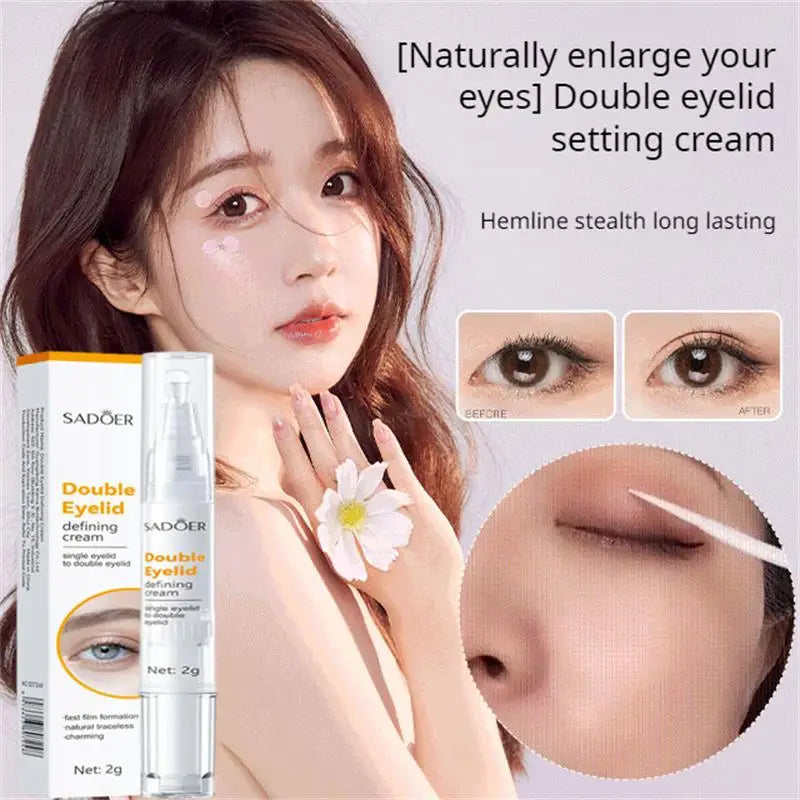 Double Eyelid Shaping Cream Lift Eyes Styling Tool Makeup Long Lasting Invisible Waterproof Single to Double Natural Big Eye