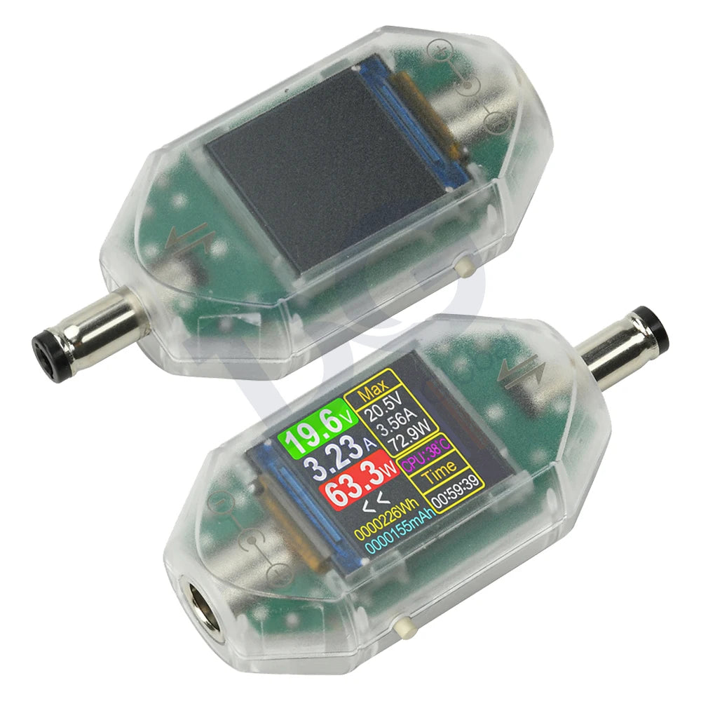 DC5.5 * 2.5 Interface Tester DC 4.5-50V 0-12A High-precision Voltage Current Tester Digital Voltmeter Ammeter Power Meter DT550