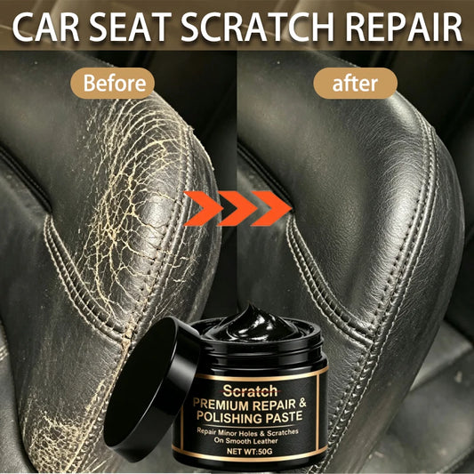 Advanced Car Leather Repair Polishing Paste Sofa Furniture Leather Renovation Care Leaving Leather Deeply Nourished and Soft