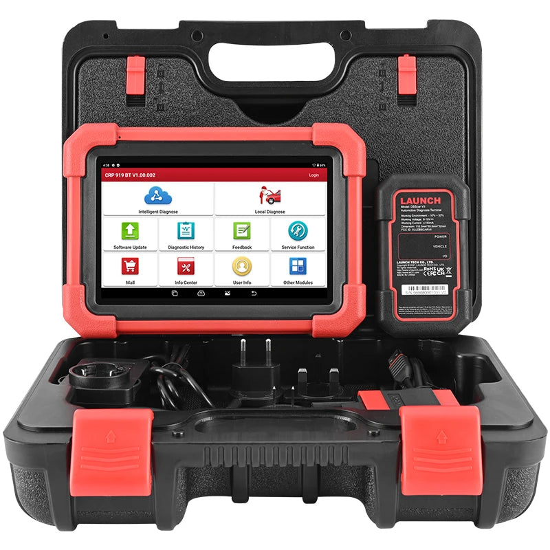 LAUNCH X431 CRP919X BT OBD2 Scanner – All System Diagnosis, ECU Coding, 31 Resets, CANFD & DoIP | 100+ Car Brands