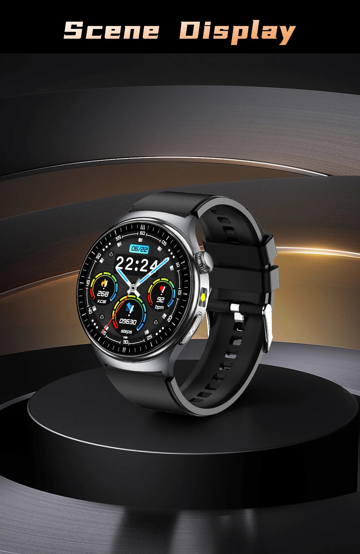 2026 New Accurate Diagnosis ECG Smart Watch Body Fat Blood oxygen BP Health Sport HD AMOLED Screen call Smart watch Men women