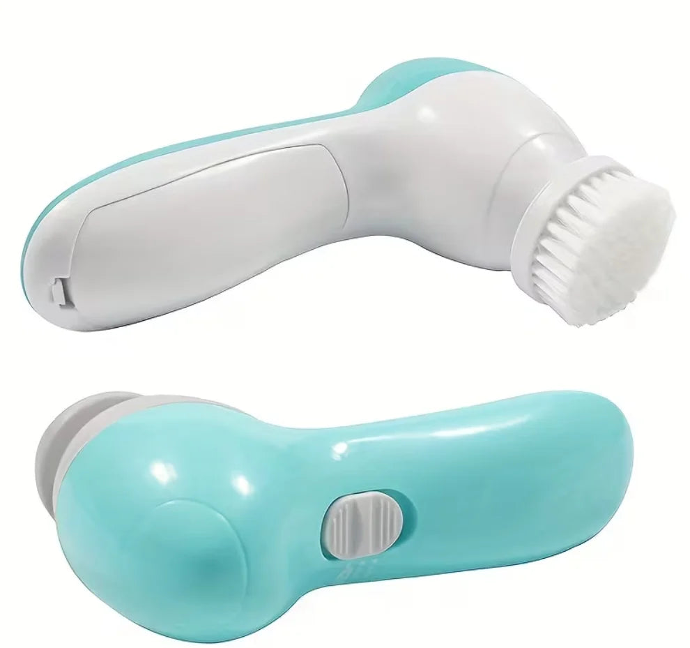 5-in-1 Facial Cleanser, Household Face Washing Device, Beauty Instrument, Pore Cleaner, Electric Facial Cleansing Brush, Gift Se