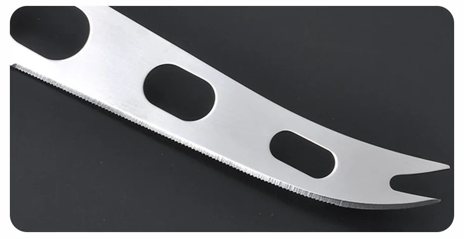 Cheese Knife Kitchen Tool Stainless Steel Multifunctional Baking Tool Pizza Butter Noodle Cutter Circular Handle Kitchen Accesso