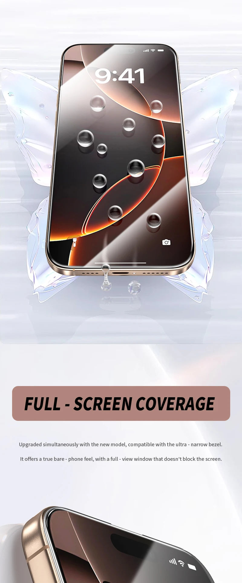 2PCS HD Tempered Glass Dust Free Install Box Protector For IPhone 16 15 14 13 12 11 Plus ProMax X XS XsMax XR Anti Peeping Film