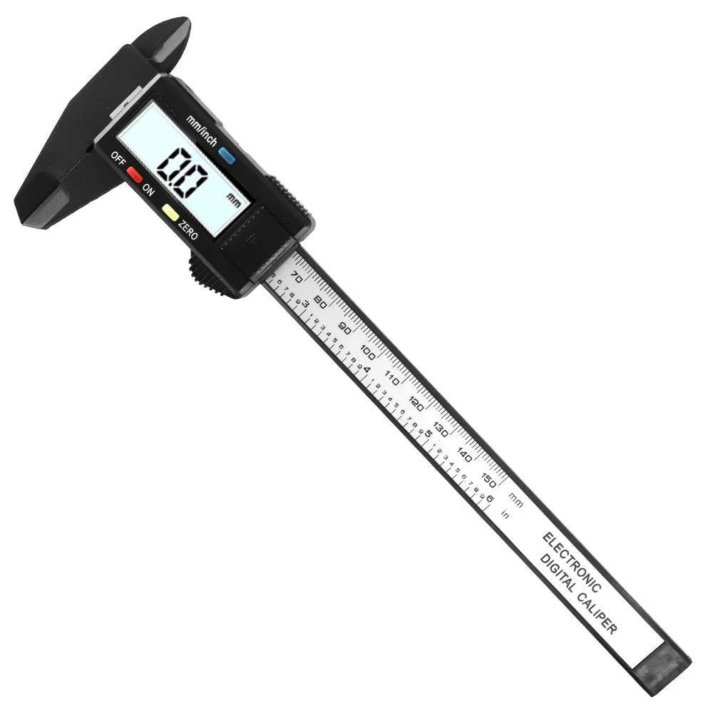 150mm Electronic Digital Caliper 100mm  0.1mm Measuring Tool Vernier Micrometer Measuring Tool Depth Gauge Instrument Pachometer