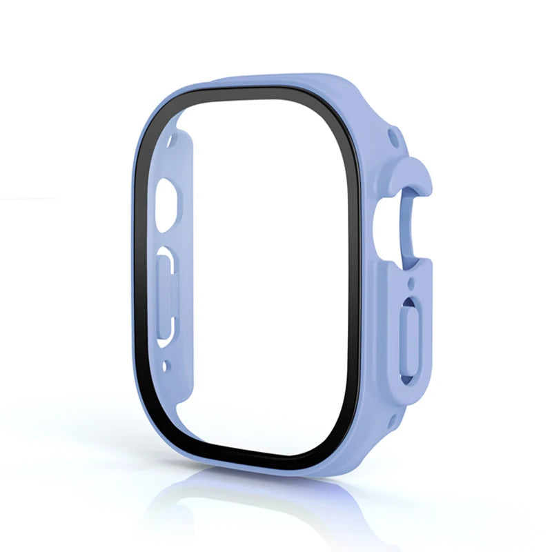 For Apple Watch Ultra 3 49mm 2026 PC Bumper+Screen Protector Tempered Glass+Cover for apple watch Case ultra 2/Ultra Accessories