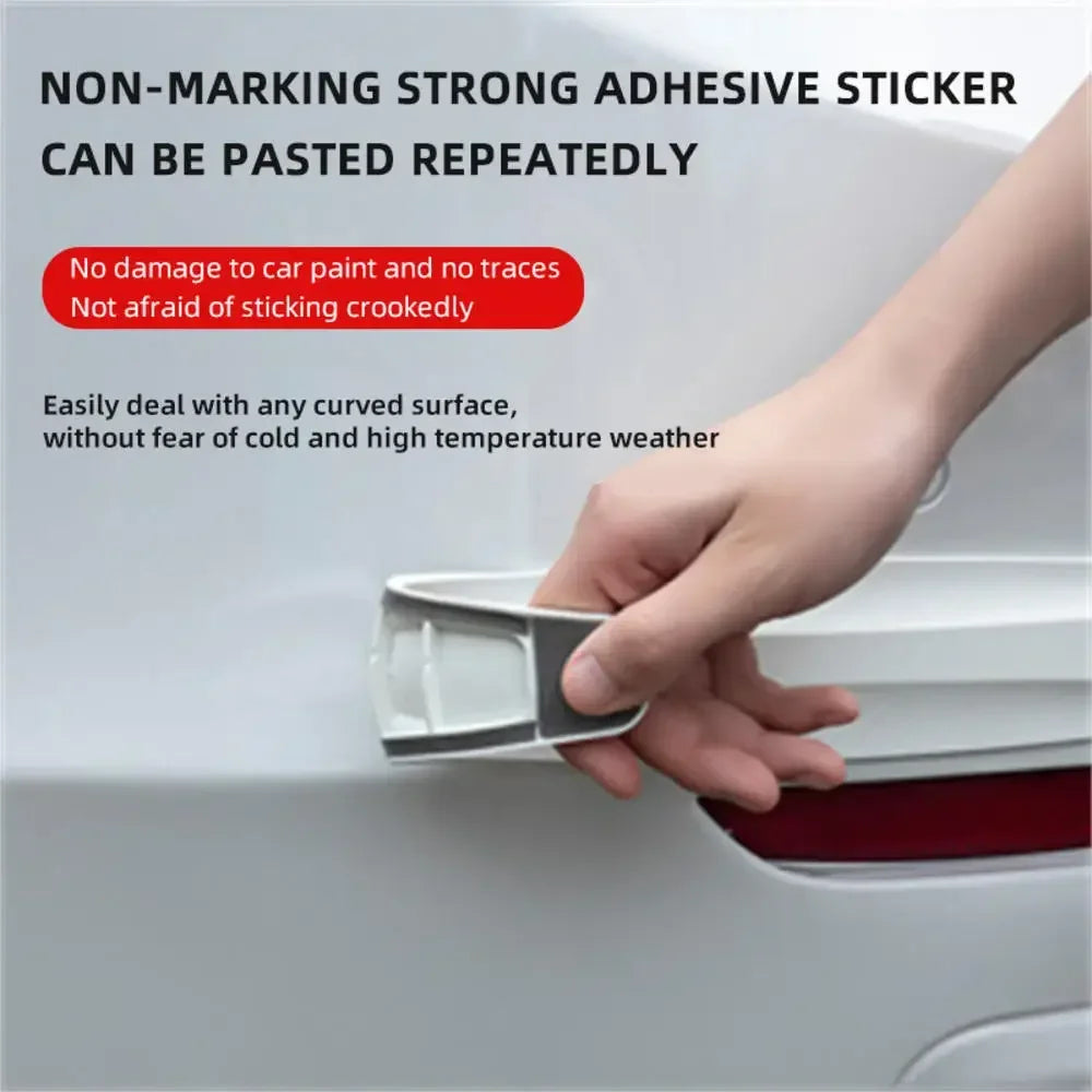 2Pcs Universal Anti-Collision Protector Rubber Car Door Products Auto Front And Rear Corner Bumper Cover Guard Lip Strip Sticker