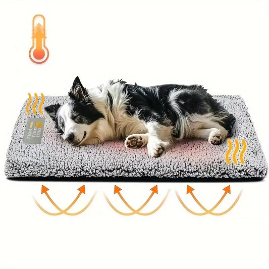 Warm Washable Pet Mattress - Non-Slip Pad for Cats and Dogs