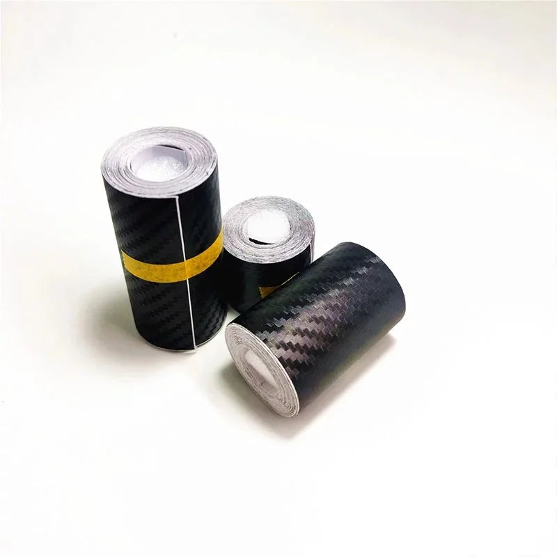 DIY Nano 3D Carbon Fiber Car Stickers Door Sill Protector Bumper Tape Car Protector Strip Waterproof Protection Film 1/3/5/7/10M