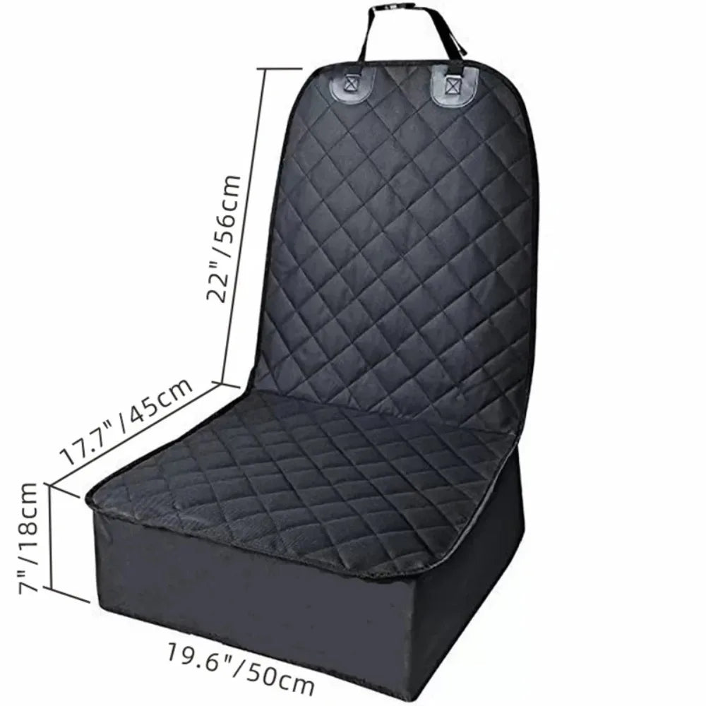 Front Seat Dog Car Seat Cover - Waterproof Co-Pilot Protector – photo 4