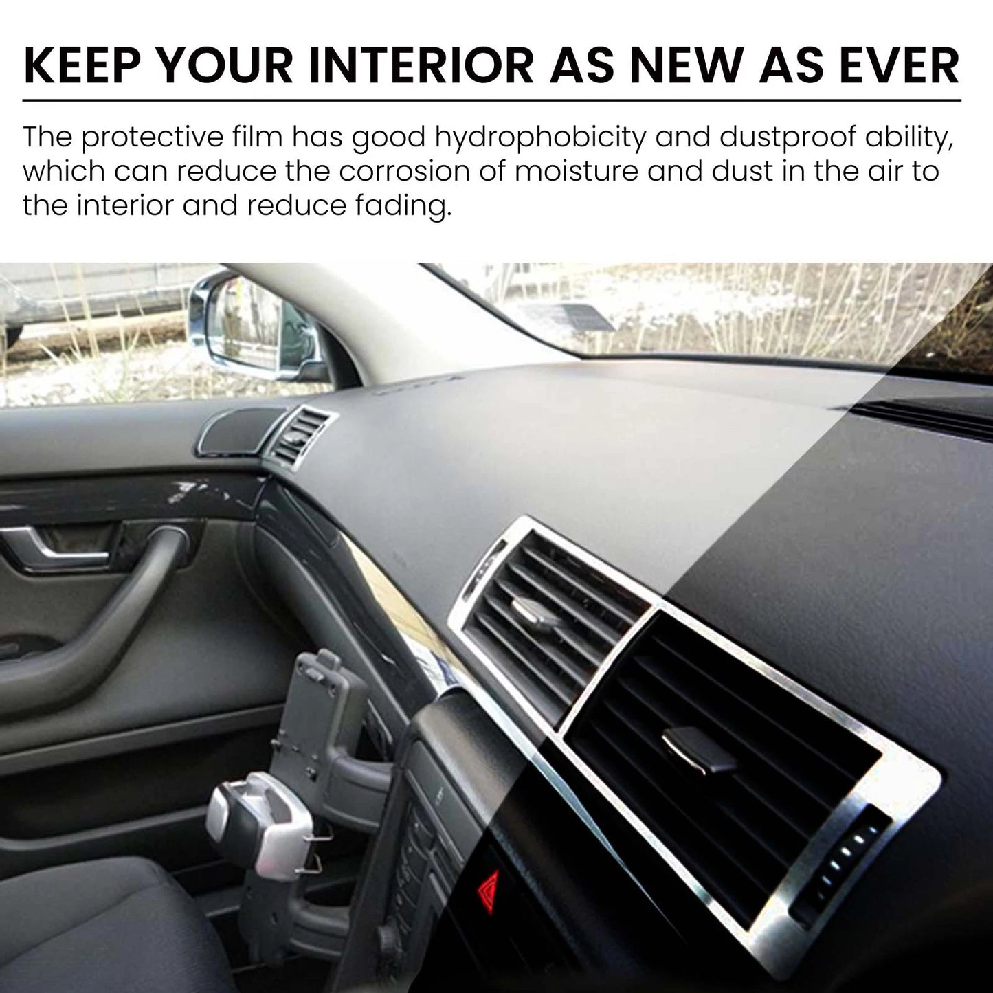 Homonth Nano Plastic Restorer Car Interior Seat Instrument Panel Instant Decontamination Polish Maintenance Cleaning Agent