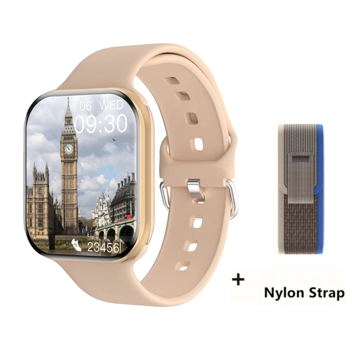 Smart Watch Series 10 – 1.9" OLED HD Screen, GPS, NFC, BT Calling, Wireless Charging, IP68 | iOS & Android | Multiple Strap Options