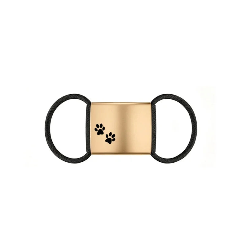 Silent Slide-On Pet ID Tag - Noiseless Engraved Collar Tag