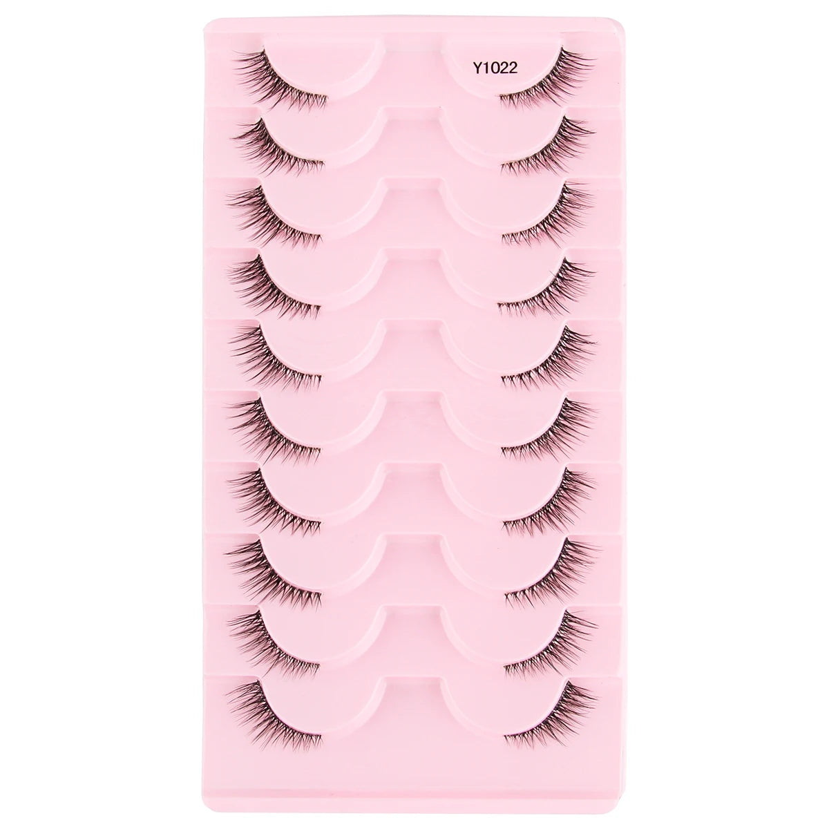 Half Lashes Mink Eyelashes Natural Soft Cat Eye False Eyelashes Long Wispy 3D Mink Lashes Makeup Eyelash Extension Fake Lashes